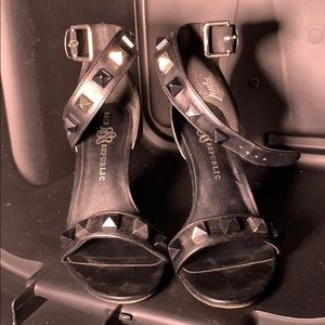 Rock & Republic studded sandal heels